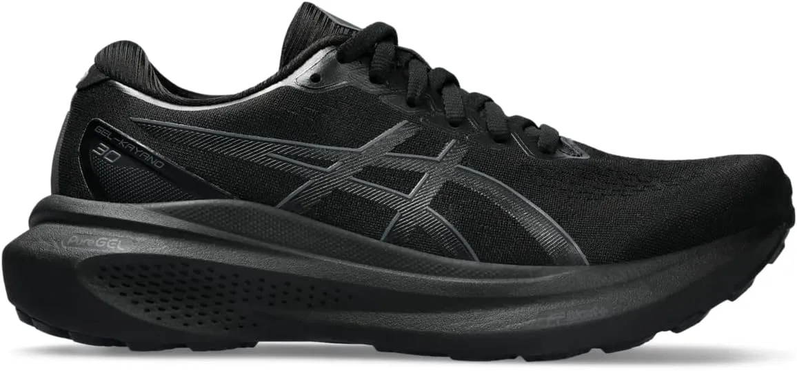 Asics Women's Gel-Kayano 30 Running Shoes, 13, Black/Black