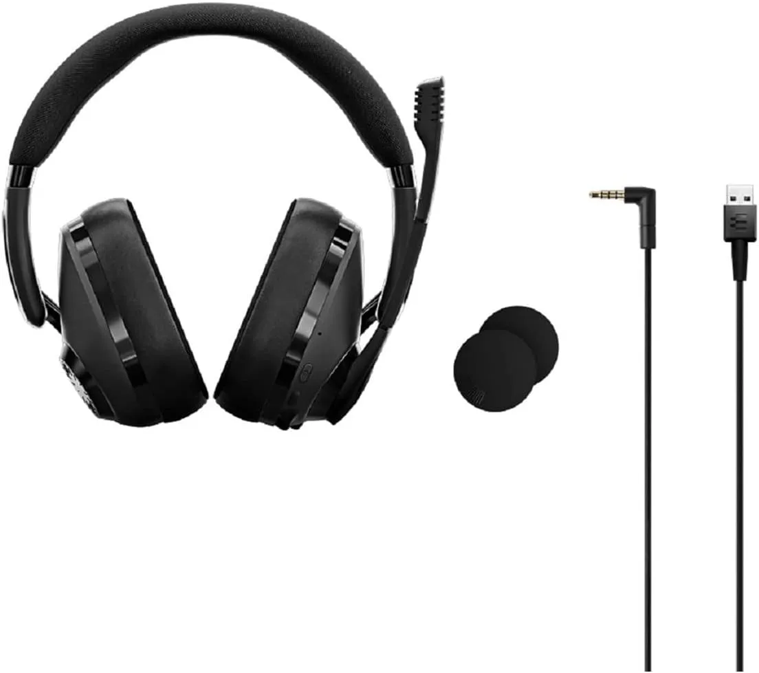EPOS Audio H3 Hybrid Closed Acoustic Bluetooth Gaming Headset (Black) (Renewed)