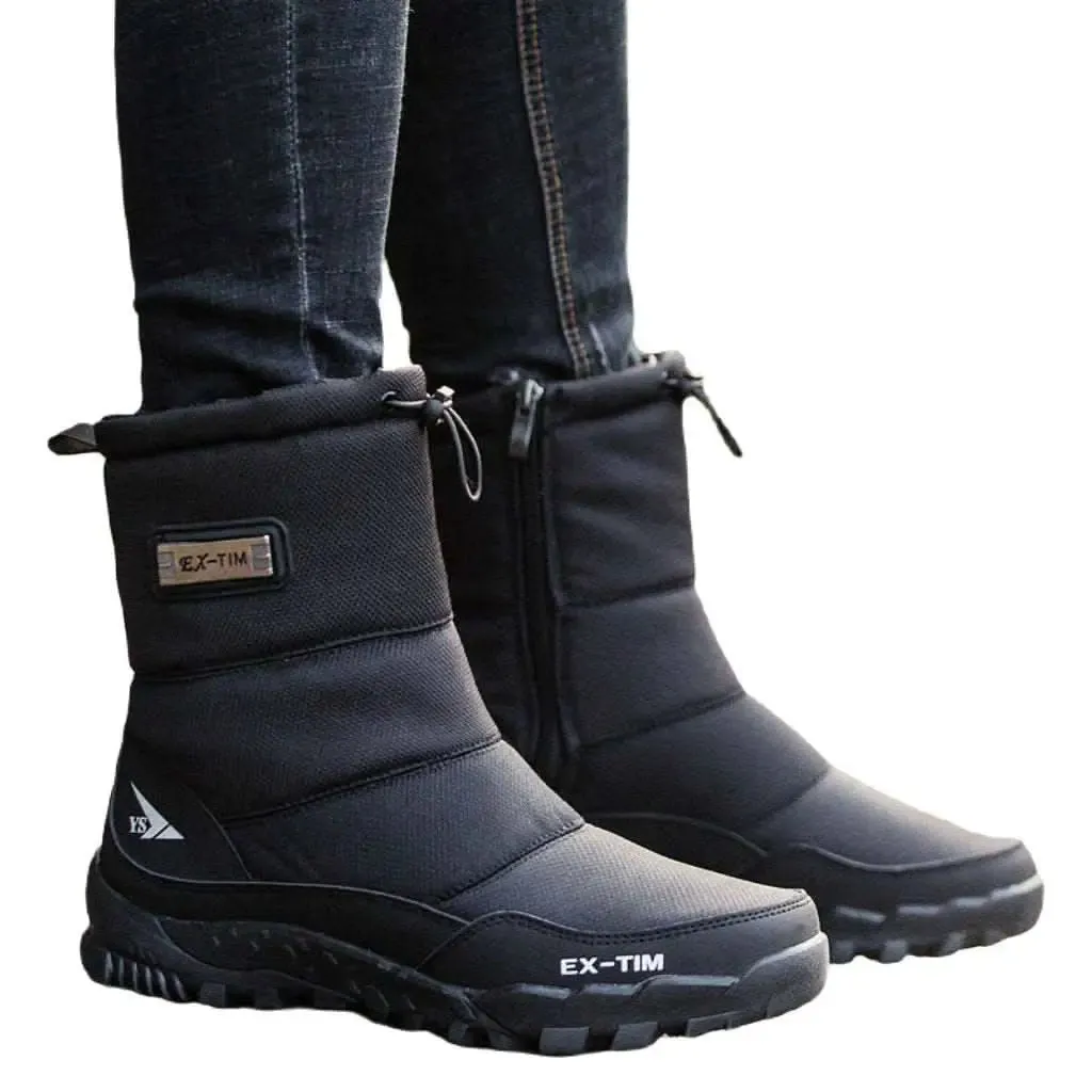 Men's Insulated Waterproof Snow Trekking Boots