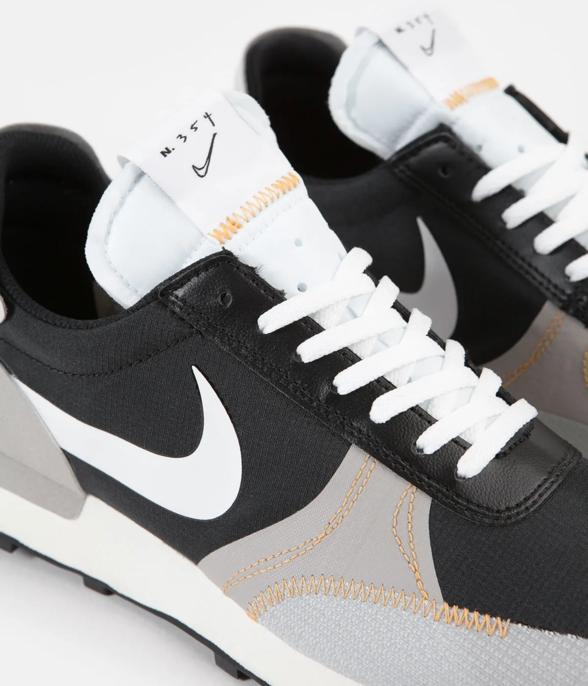 Nike Daybreak Type SE Shoes - Black / White - Grey Fog - College Grey