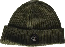 Timberland Men's Ribbed Watch Cap with Logo Plate
